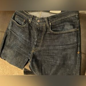 Imogene+Willie 33, hemmed to 30, Indigo rigid jp, 13.5oz Nihon Menpu